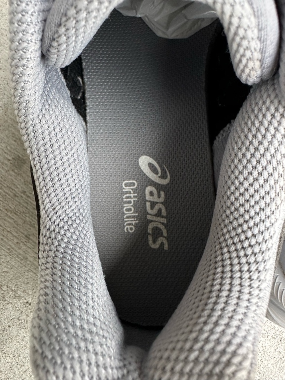 ASICS Women's Gel Venture 9 Grey Walking Shoes with Lavender Accents - Picture 8 of 11